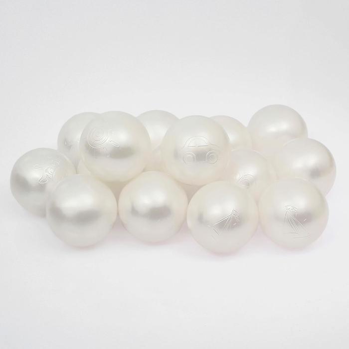 

Набор шаров для сухого бассейна 500 шт, цвет: белый перламутр