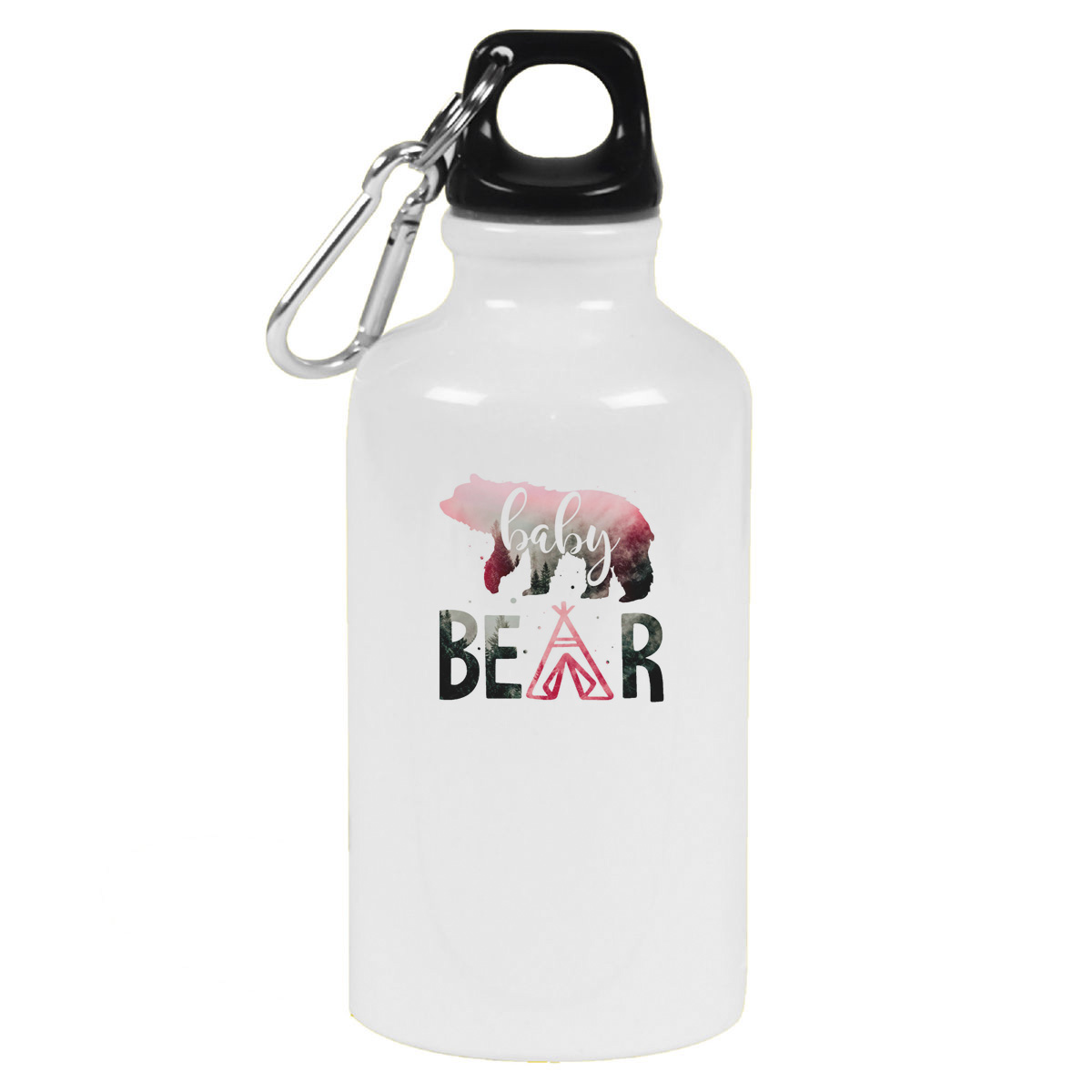 Бутылка спортивная CoolPodarok Семья. baby bear