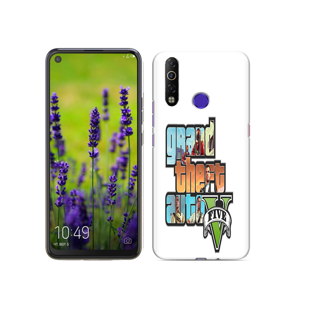 

Чехол MyPads Tocco для Tecno Camon 12 Air игра гта, Прозрачный, Tocco