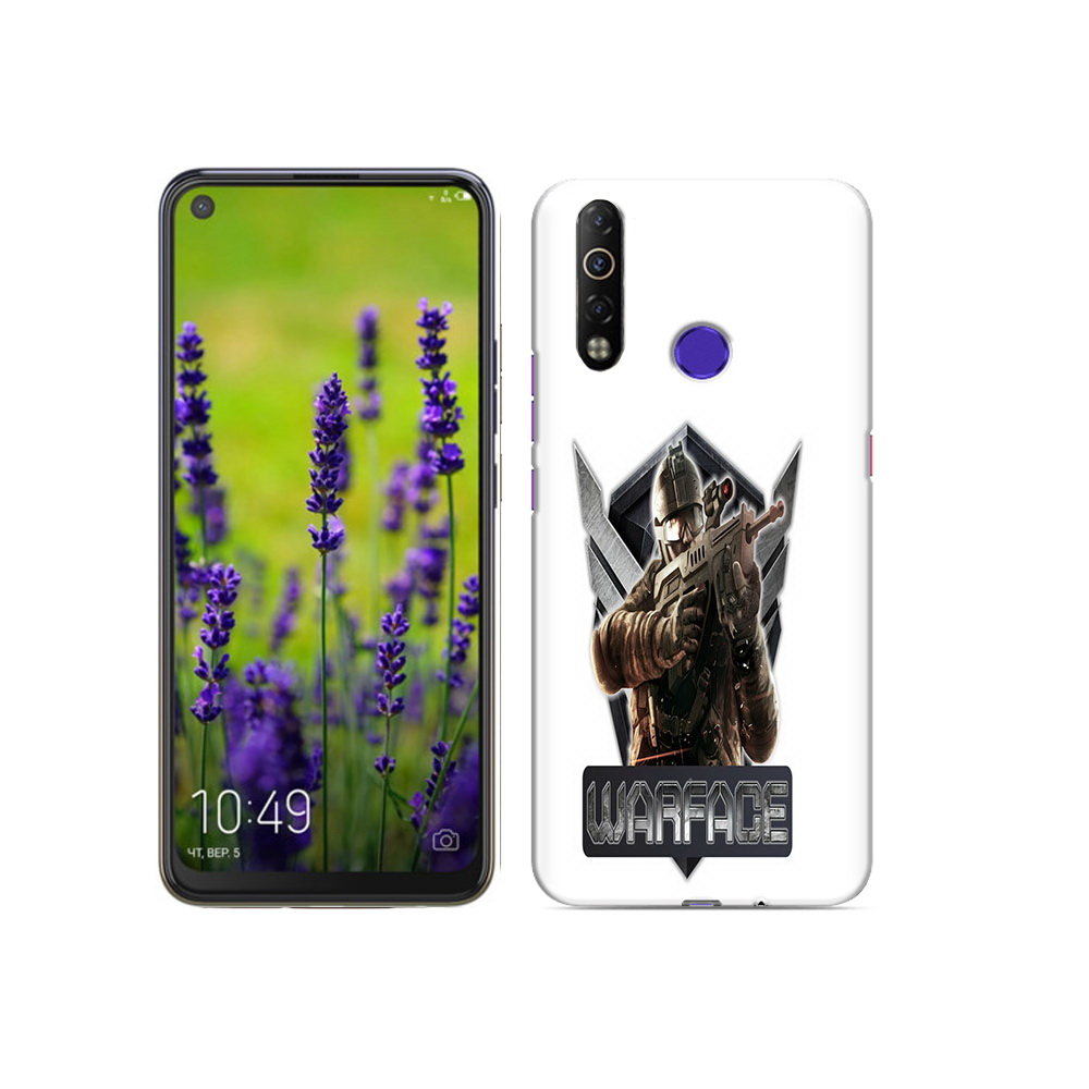 

Чехол MyPads Tocco для Tecno Camon 12 Air игра про войну, Прозрачный, Tocco