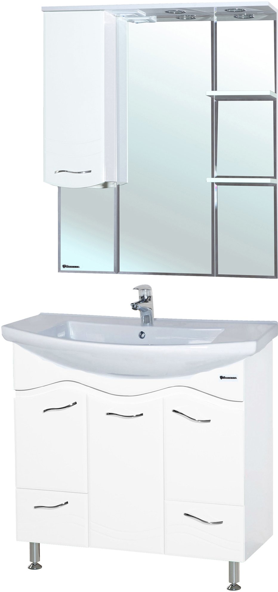 

Bellezza Мебель для ванной Bellezza Мари 85 белая