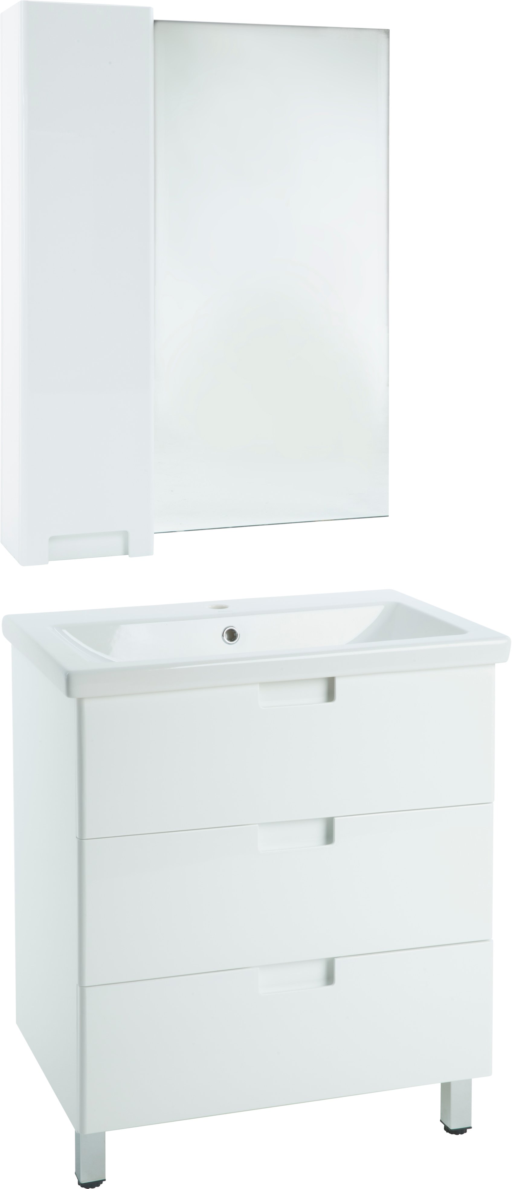 

Bellezza Мебель для ванной Bellezza Пегас 70 напольная, белая