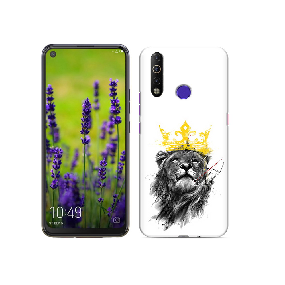 

Чехол MyPads Tocco для Tecno Camon 12 Air король-лев, Прозрачный, Tocco