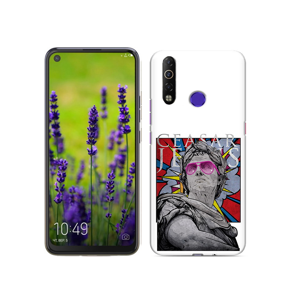 

Чехол MyPads Tocco для Tecno Camon 12 Air крутая статуя свободы, Прозрачный, Tocco