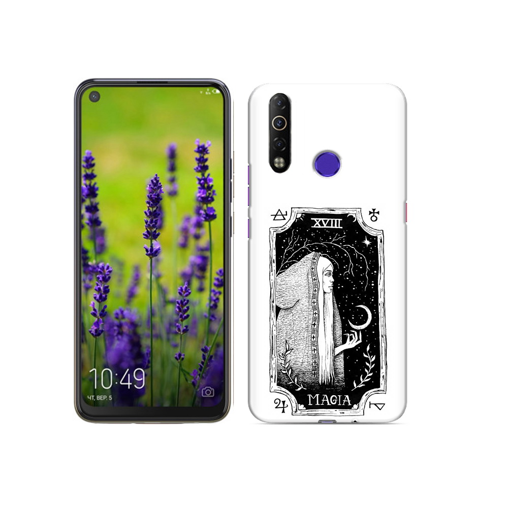 

Чехол MyPads Tocco для Tecno Camon 12 Air лунная магия, Прозрачный, Tocco