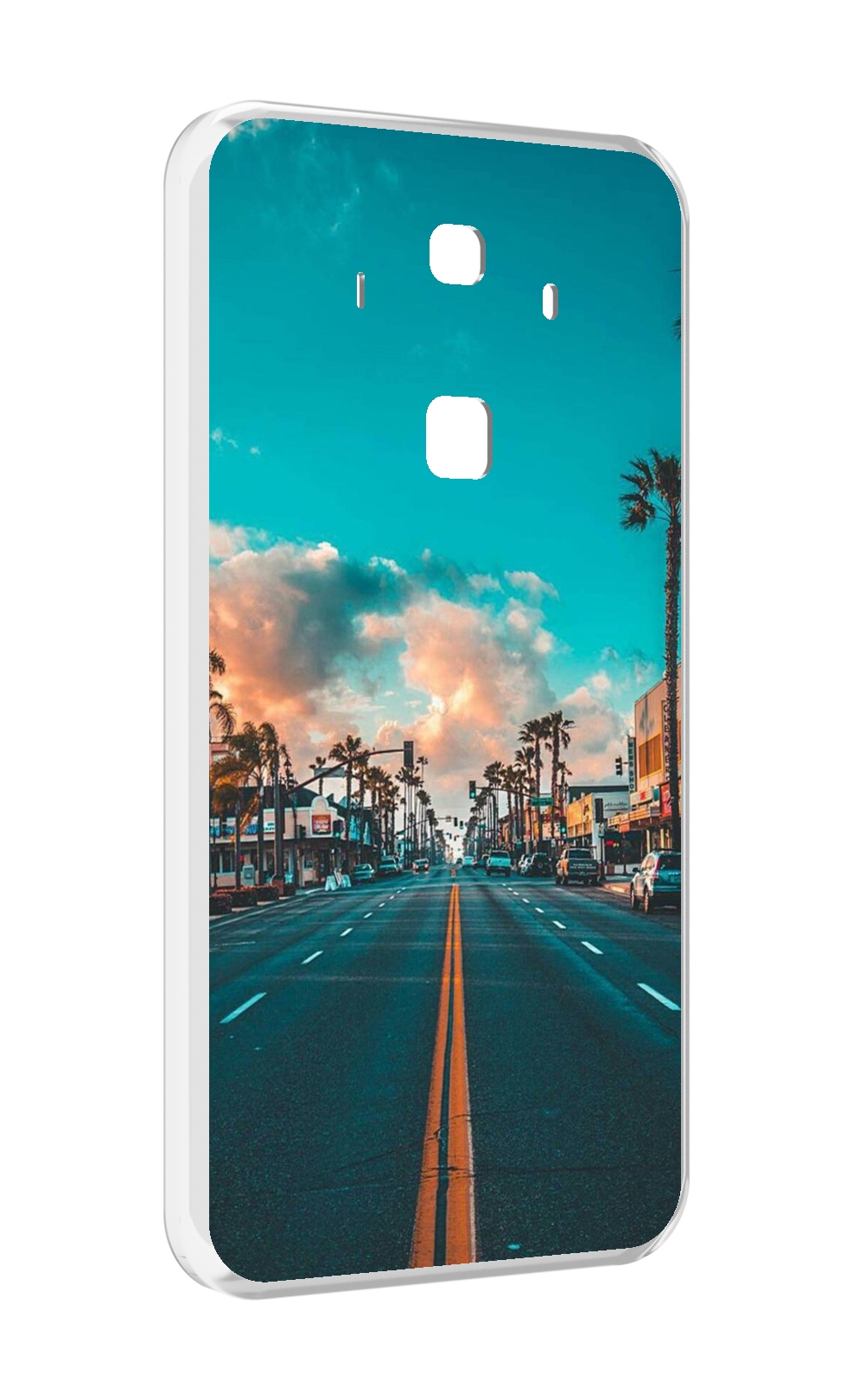 

Чехол MyPads дорога-в-лос-анджелес для Huawei Mate 10 Pro, Прозрачный, Tocco