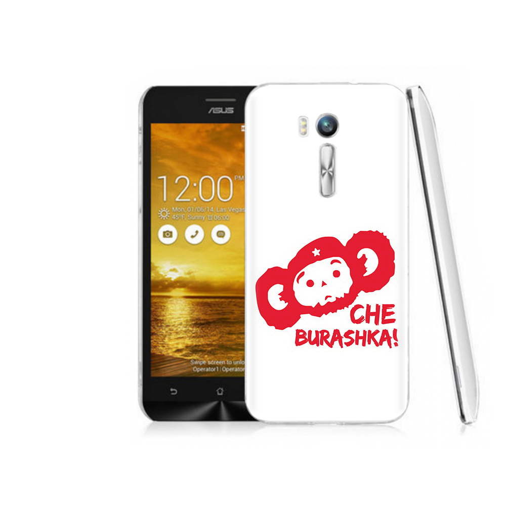 

Чехол MyPads Tocco для Asus ZenFone Go (ZB551KL) чебурашка, Прозрачный, Tocco