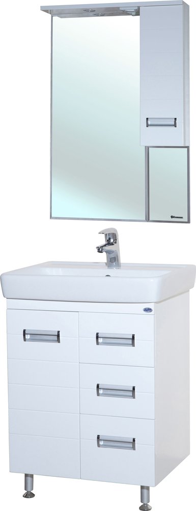 

Bellezza Мебель для ванной Bellezza Сиена 70 с 3 ящиками напольная белая (Q70)