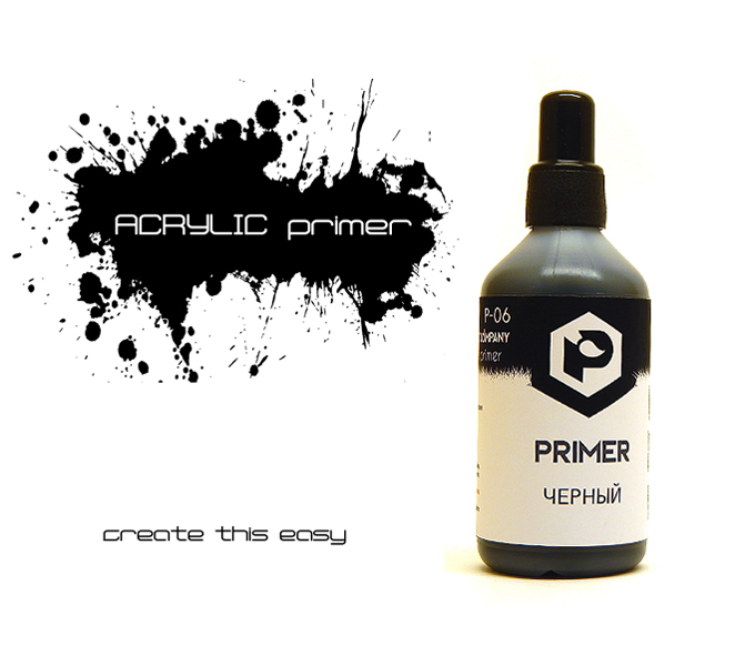 

P06 Pacific88 Чёрный грунт (Black primer) 100мл.