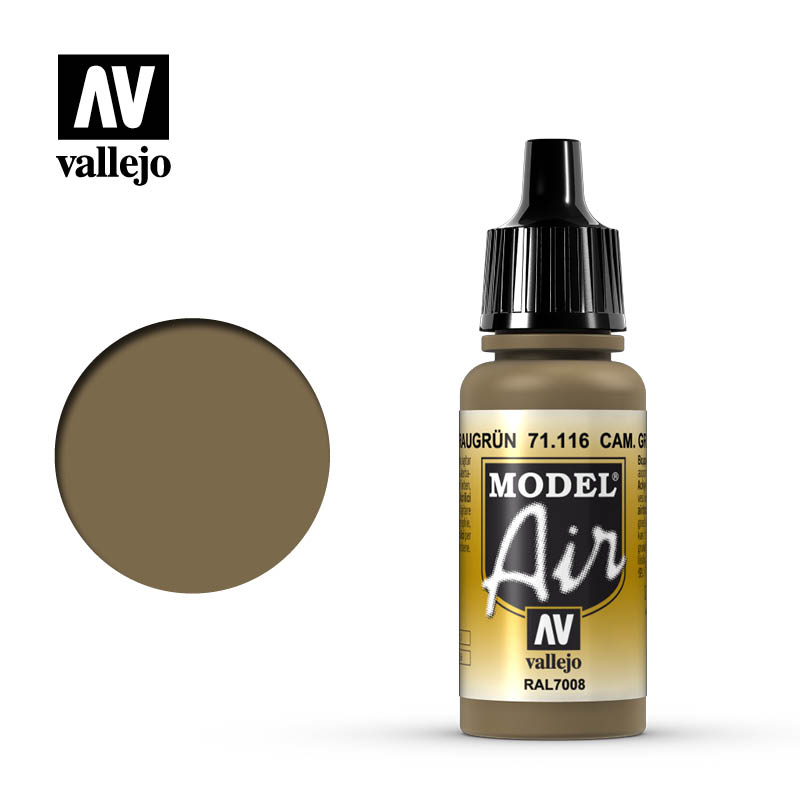 

71116 Vallejo Model Air RAL7008 Серо-зеленый