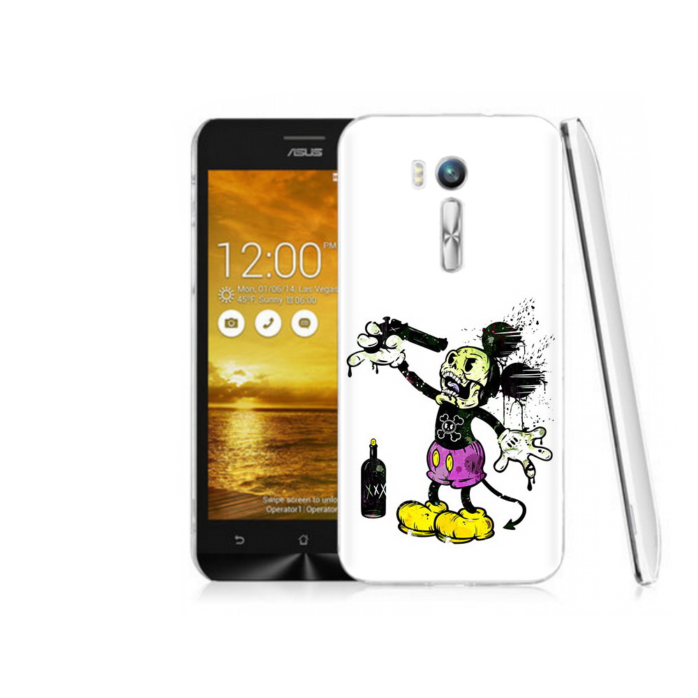 

Чехол MyPads Tocco для Asus ZenFone Go (ZB551KL) Драг Микки, Прозрачный, Tocco