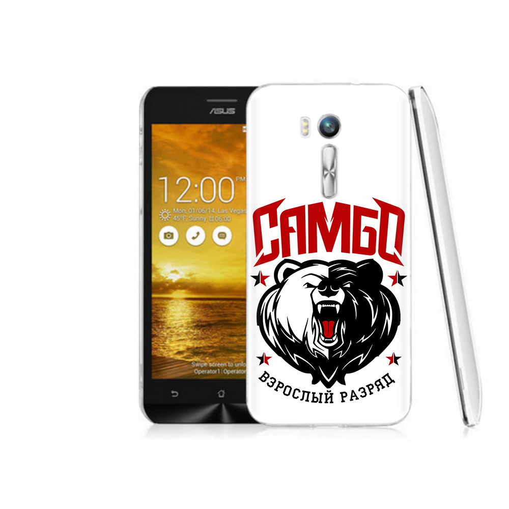 Чехол MyPads Tocco для Asus ZenFone Go (ZB551KL) Единоборства Самбо медведь