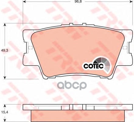 

Колодки Тормозные Toyota Rav 4 (2.0/2.2),Camry V40 (06-) Задние (4Шт.) Trw Gdb3426