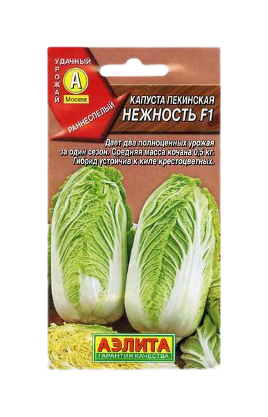 

Семена капуста пекинская Аэлита Нежность F1 00-00570839 1 уп.