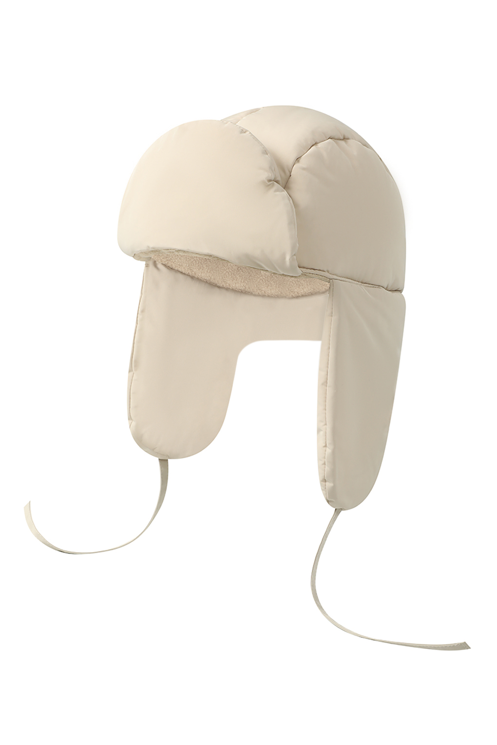 

Шапка ушанка женская COLORPLAY CP2208TA8148-017 бежевая, р.48, Бежевый, CP2208TA8148-017