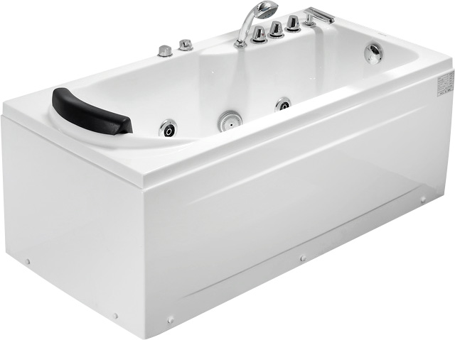 Ванна акриловая GEMY G9006 170х75 правая белая (G9006-1.7 B R) правая ванна excellent