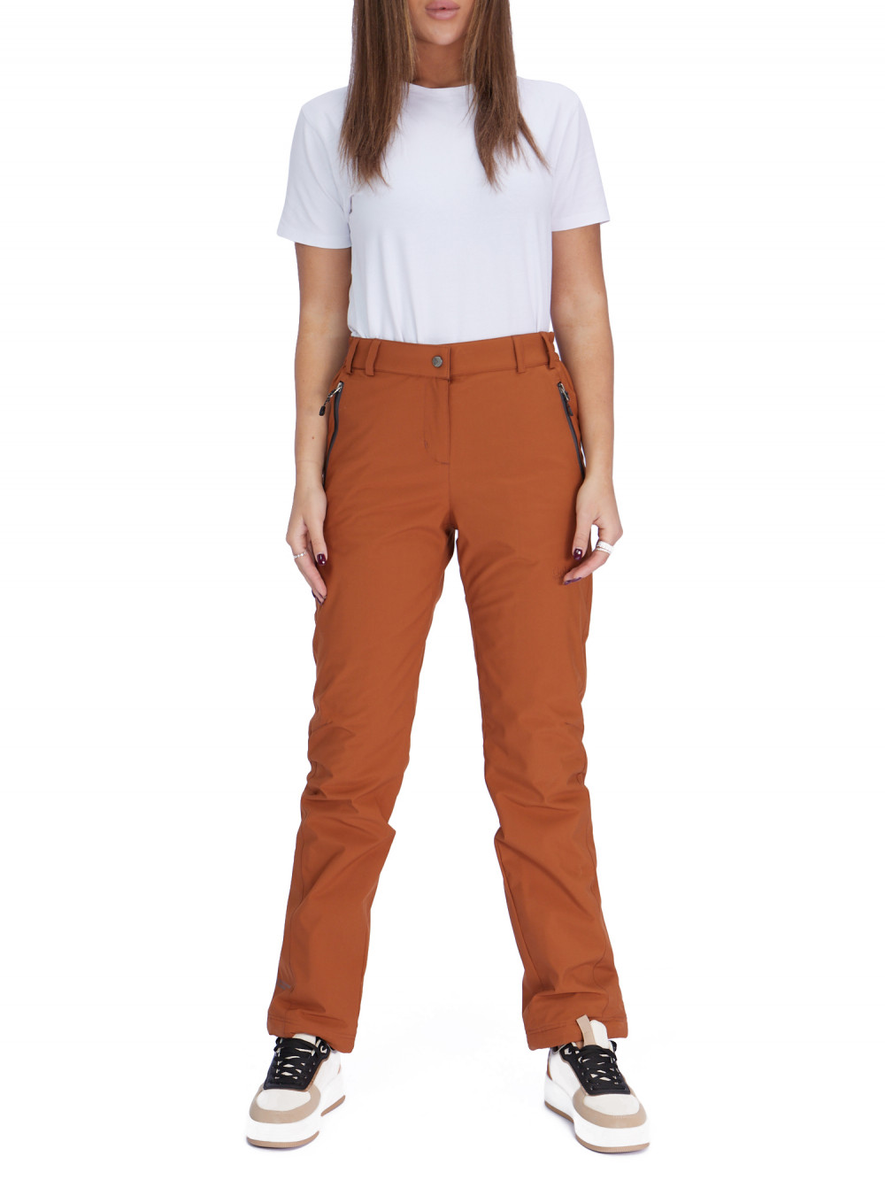 

Спортивные брюки женские NoBrand AD88148 коричневые S, Коричневый, AD88148