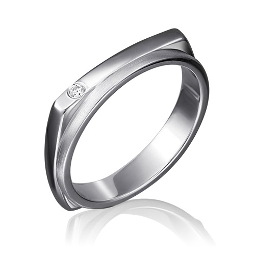 

Кольцо из золота р. 17,5 PLATINA jewelry 01-5200-00-101-1120-30, бриллиант, 01-5200-00-101-1120-30