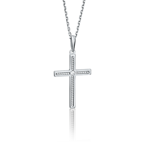 

Кулон из белого золота PLATINA jewelry 03-2737-00-101-1120-30, бриллиант, 03-2737-00-101-1120-30