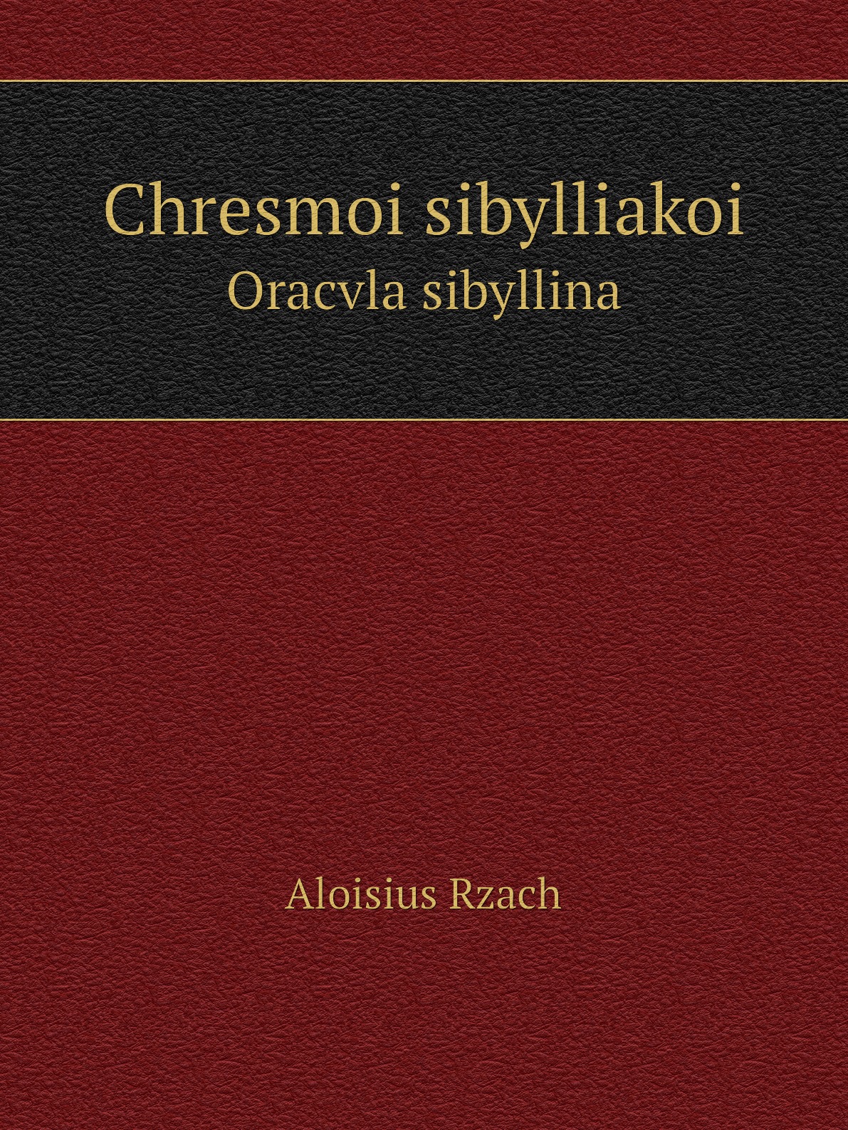 

Chresmoi sibylliakoi