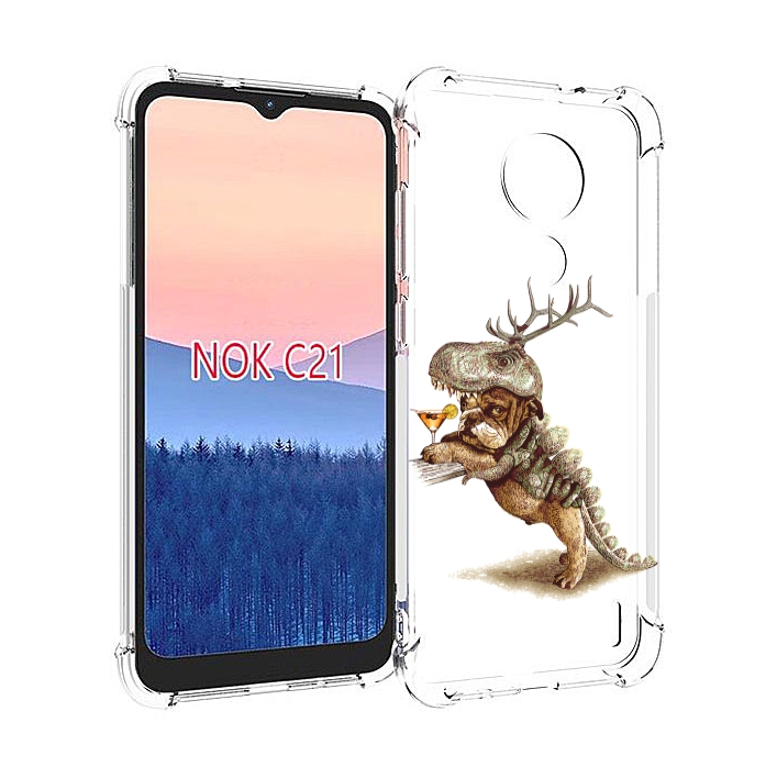 

Чехол MyPads тематическая вечеринка для Nokia C21, Прозрачный, Tocco