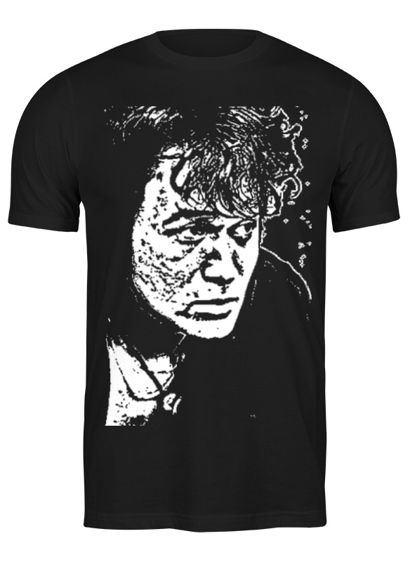 

Футболка мужская Printio В память в. цой черная 3XL, Черный, В память в. цой
