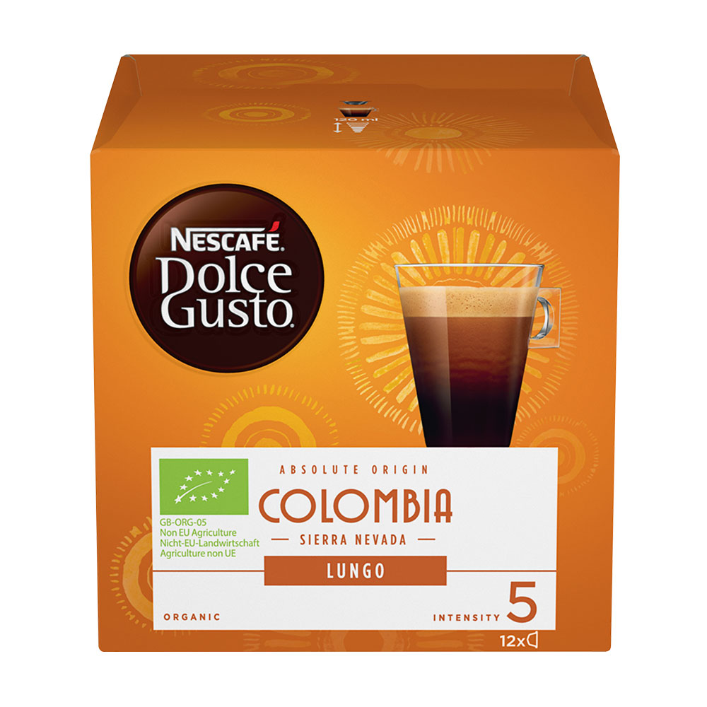 фото Кофе в капсулах nescafe dolce gusto lungo colombia 12 капсул