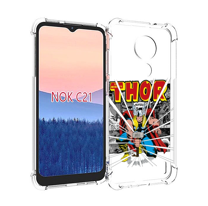 

Чехол MyPads тор рисунок для Nokia C21, Прозрачный, Tocco