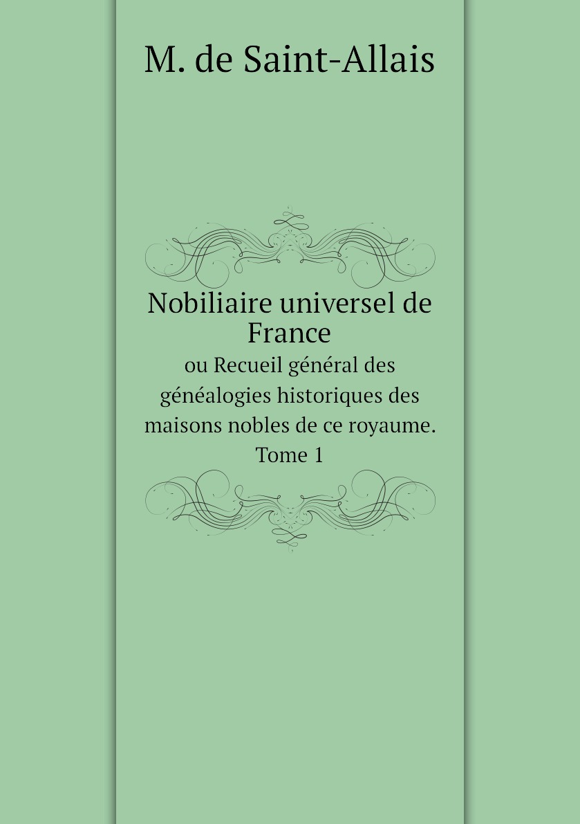 

Nobiliaire universel de France