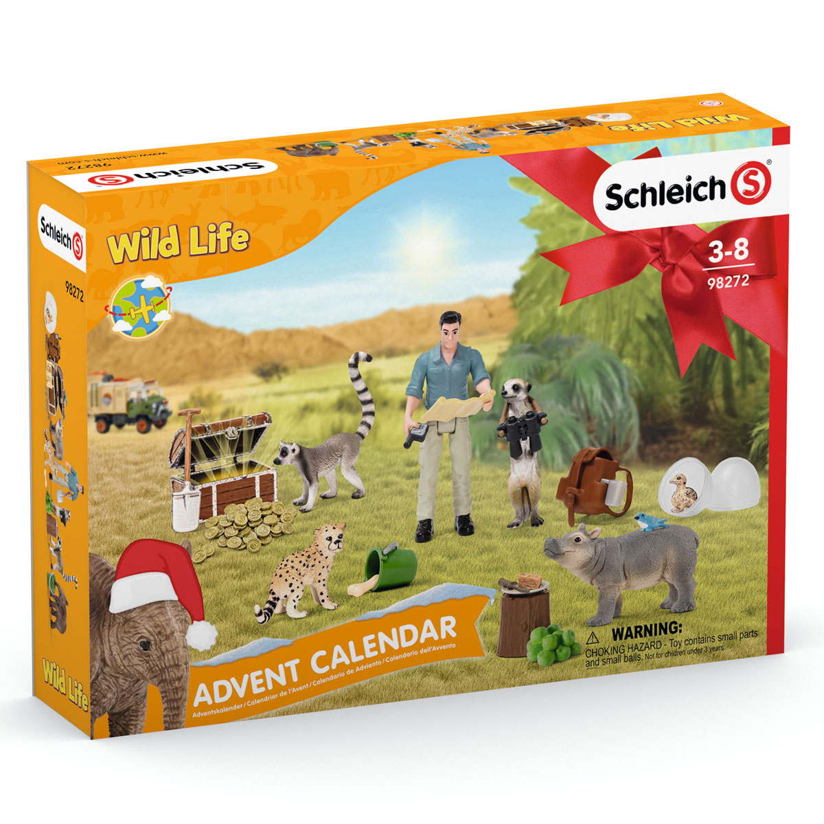 фото Рождественский календарь schleich wild life 2021 98272