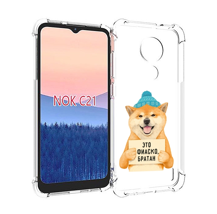 

Чехол MyPads фиаско для Nokia C21, Прозрачный, Tocco