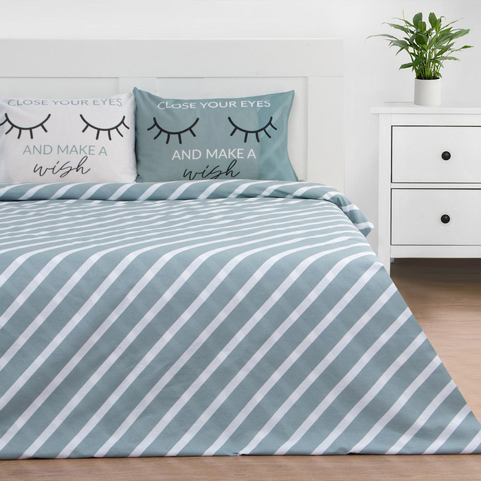 

Комплект: пододеяльник и 2 наволочки Sleepy dream 200x217 см, 50x70 см - 2 шт, 100% хлопок, Cozy winter