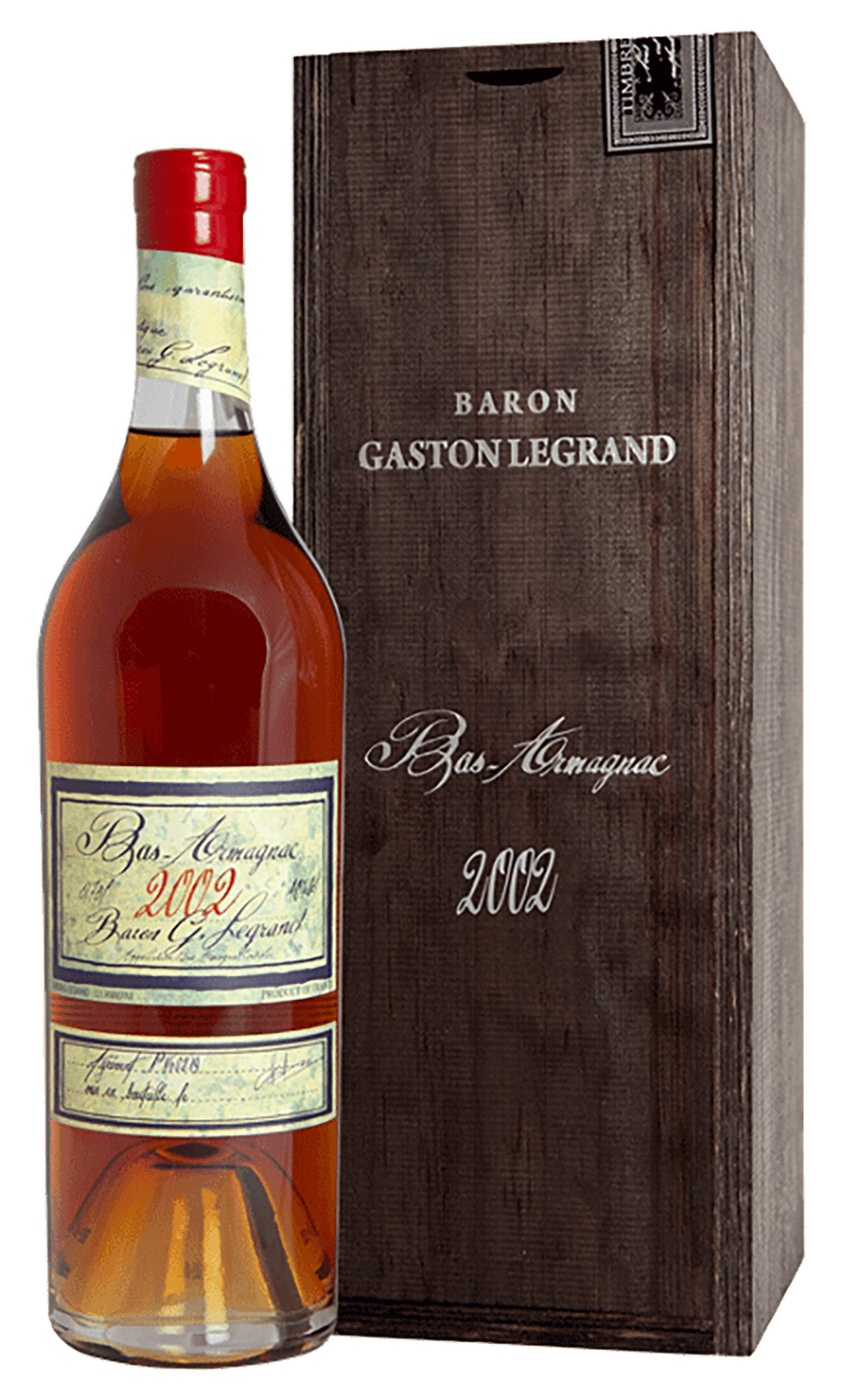 

Арманьяк Lheraud Baron Gaston Legrand 2002 Bas Armagnac (gift box) 40% 0,7л