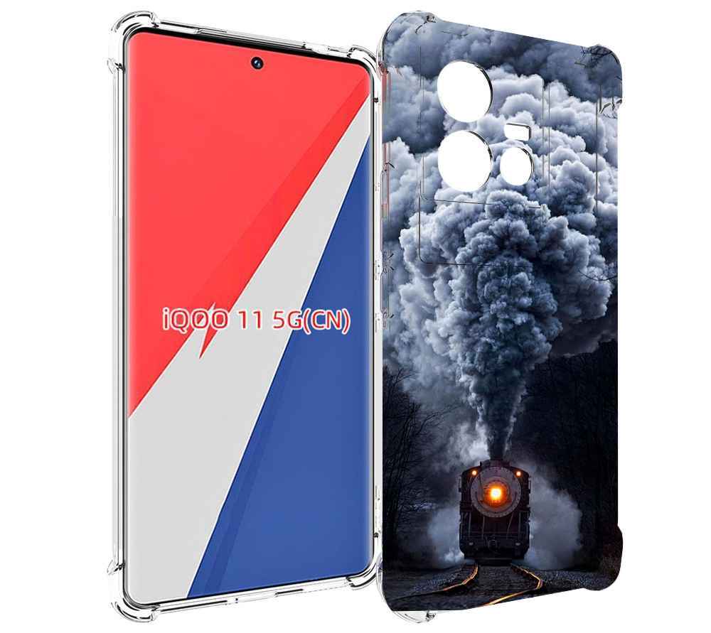 

Чехол MyPads Паровоз для Vivo iQOO 11, Прозрачный, Tocco