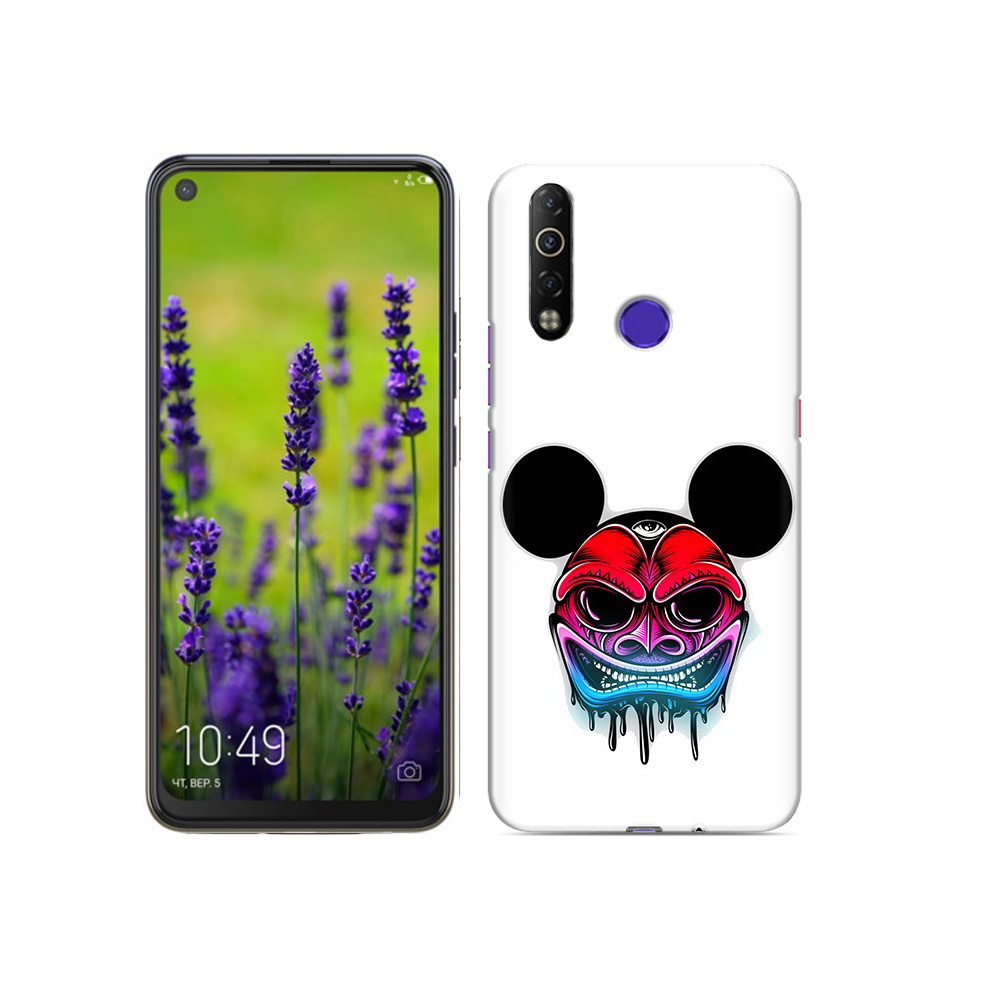 

Чехол MyPads Tocco для Tecno Camon 12 Air микки в маске, Прозрачный, Tocco