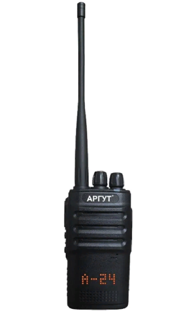 

Рация Аргут А-24 Led Li-ION 2600 mAh 400-470 MHz-UHF LPD+PMR, Черный, А-23