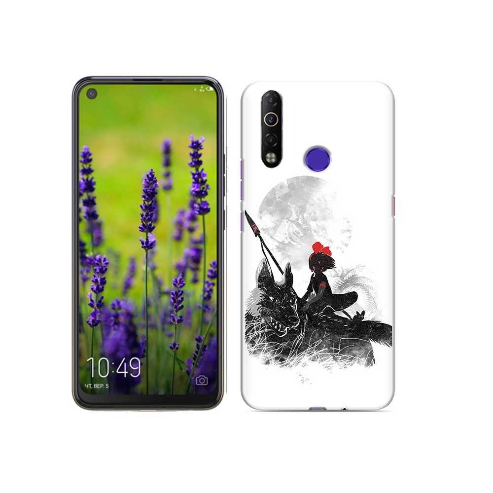 

Чехол MyPads Tocco для Tecno Camon 12 Air мононоке, Прозрачный, Tocco