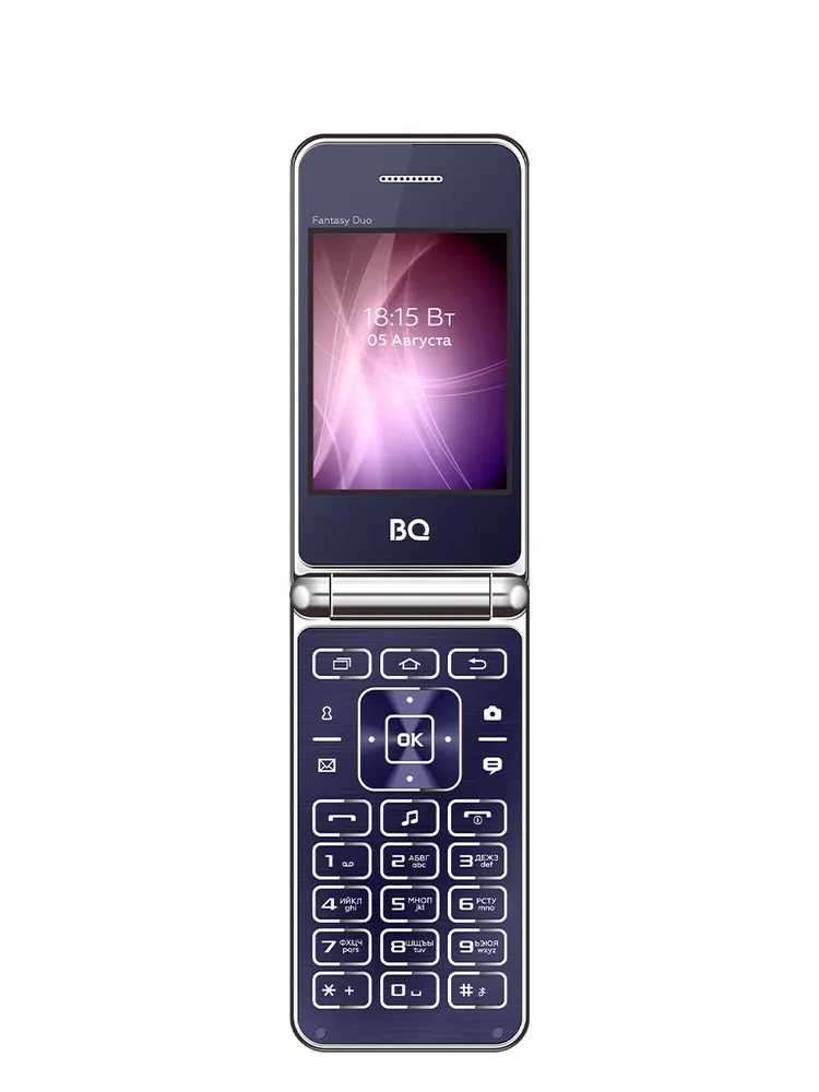 

Сотовый телефон BQ M-2841 Fantasy Duo Dark Blue