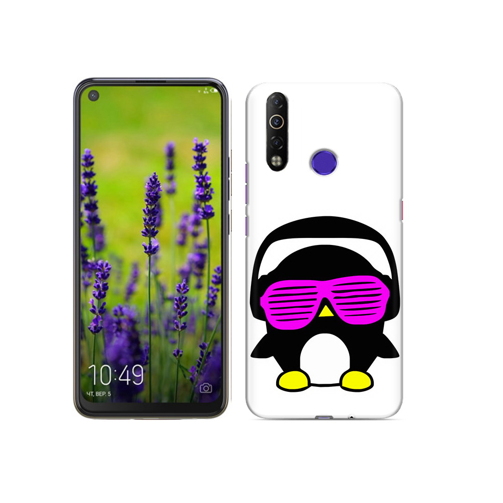 

Чехол MyPads Tocco для Tecno Camon 12 Air пингвин, Прозрачный, Tocco