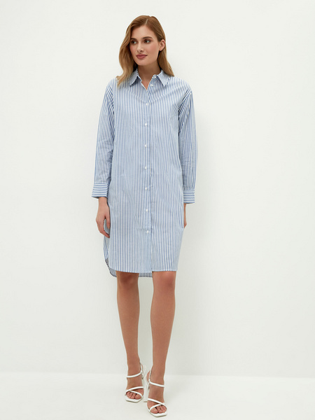 

Платье женское ZARINA 2265012512-205 синее S, 2265012512-205