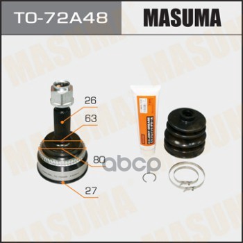 

Шрус Наруж 27X633X26 (16) MASUMA to72a48