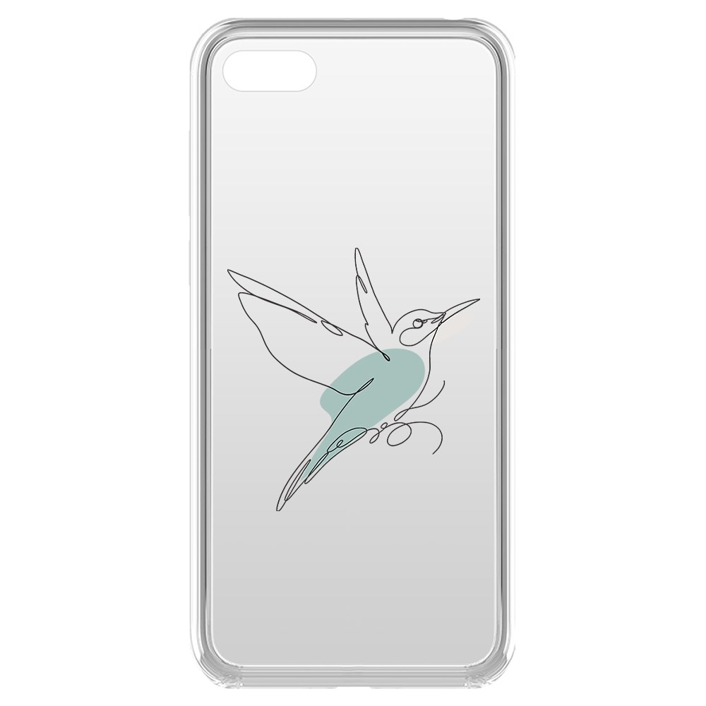 

Чехол-накладка Krutoff Clear Case Легкость для Huawei Y5 Lite (2018)