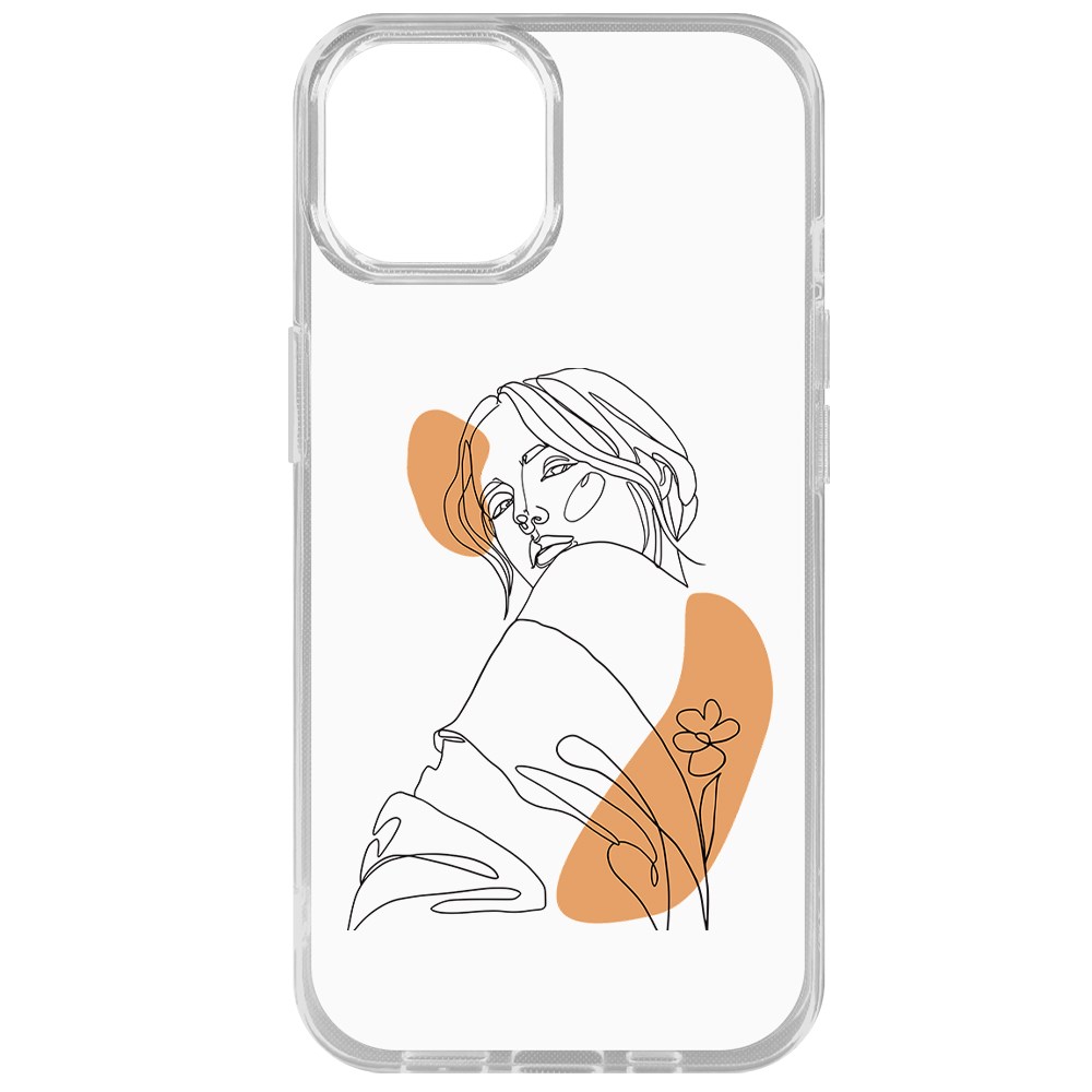 

Чехол-накладка Krutoff Clear Case Загадка для iPhone 14, Прозрачный