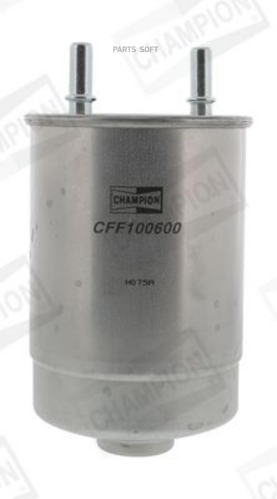 Фильтр топливныйRenault Megane 1.5dci/1.9dci/2.0dci 08 Champion CFF100600