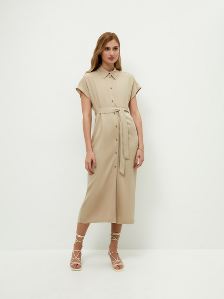 

Платье женское ZARINA 2265010510-62 бежевое XS, 2265010510-62