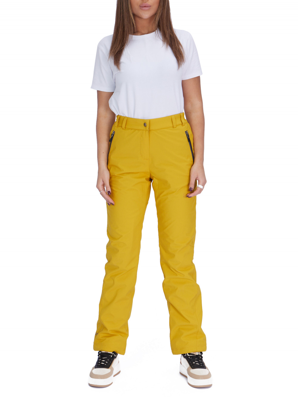 

Спортивные брюки женские NoBrand AD88148 желтые M, Желтый, AD88148