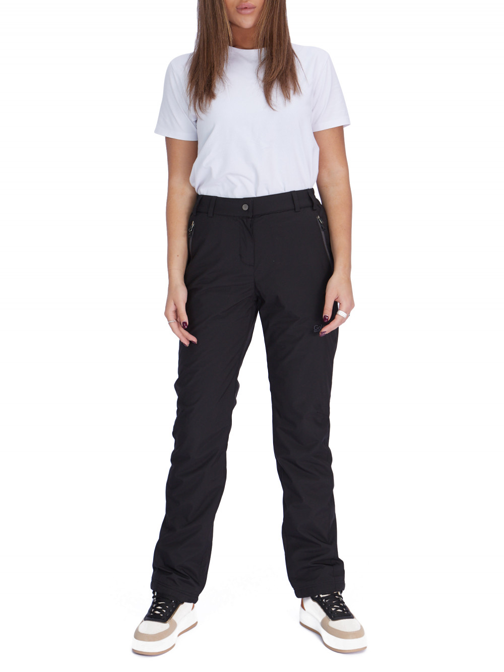 

Спортивные брюки женские NoBrand AD88148 черные M, Черный, AD88148