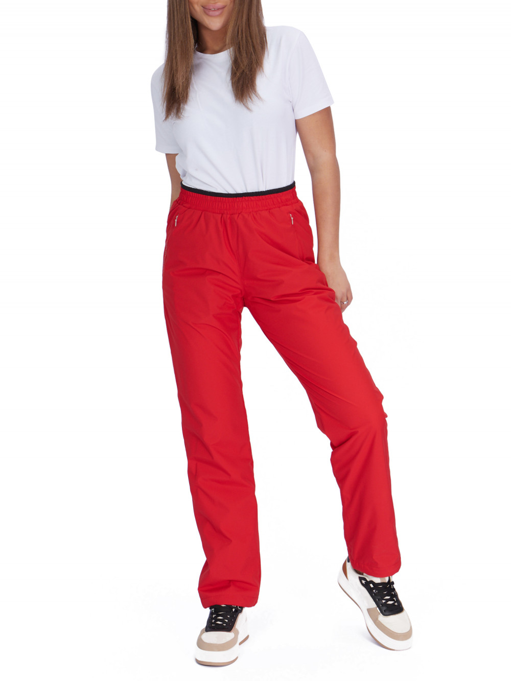 

Спортивные брюки женские NoBrand AD88149 красные L, Красный, AD88149