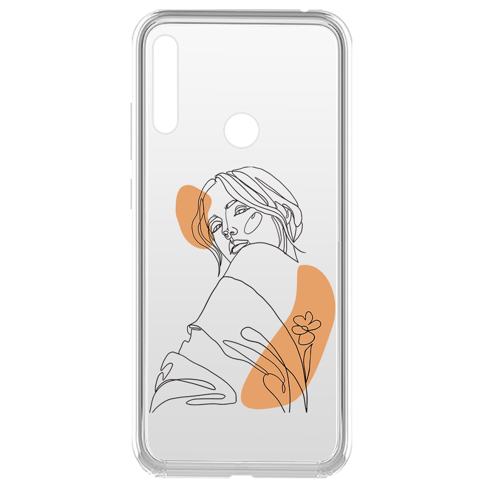 

Чехол-накладка Krutoff Clear Case Загадка для Huawei Y6S