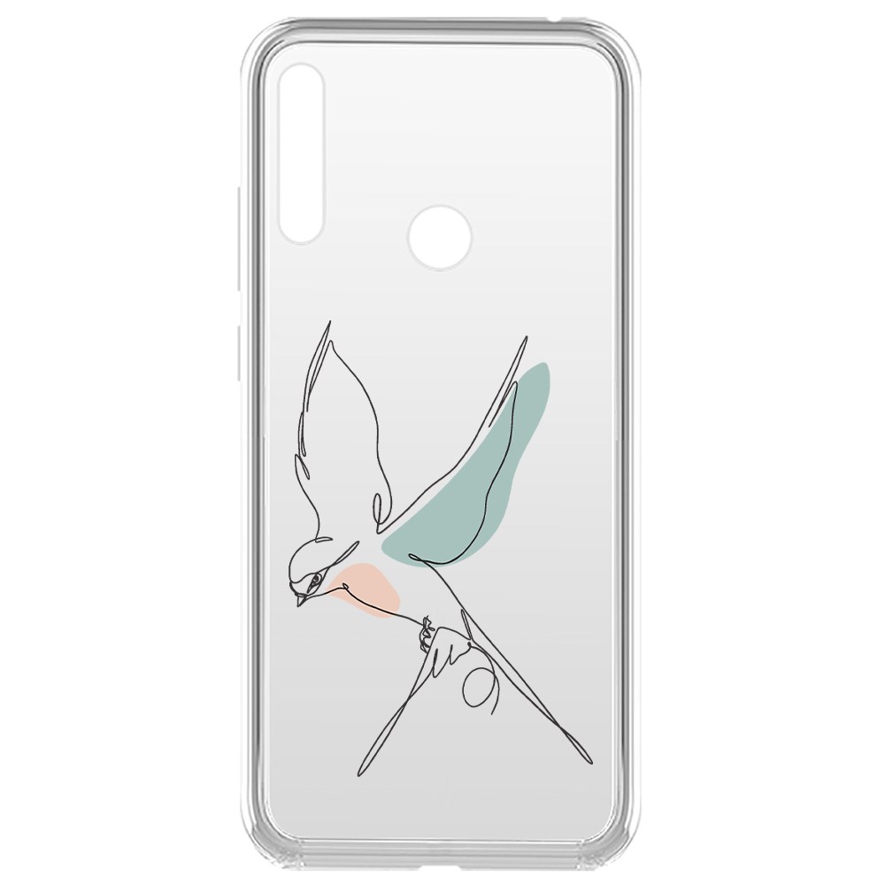 

Чехол-накладка Krutoff Clear Case Полет для Huawei Y6S